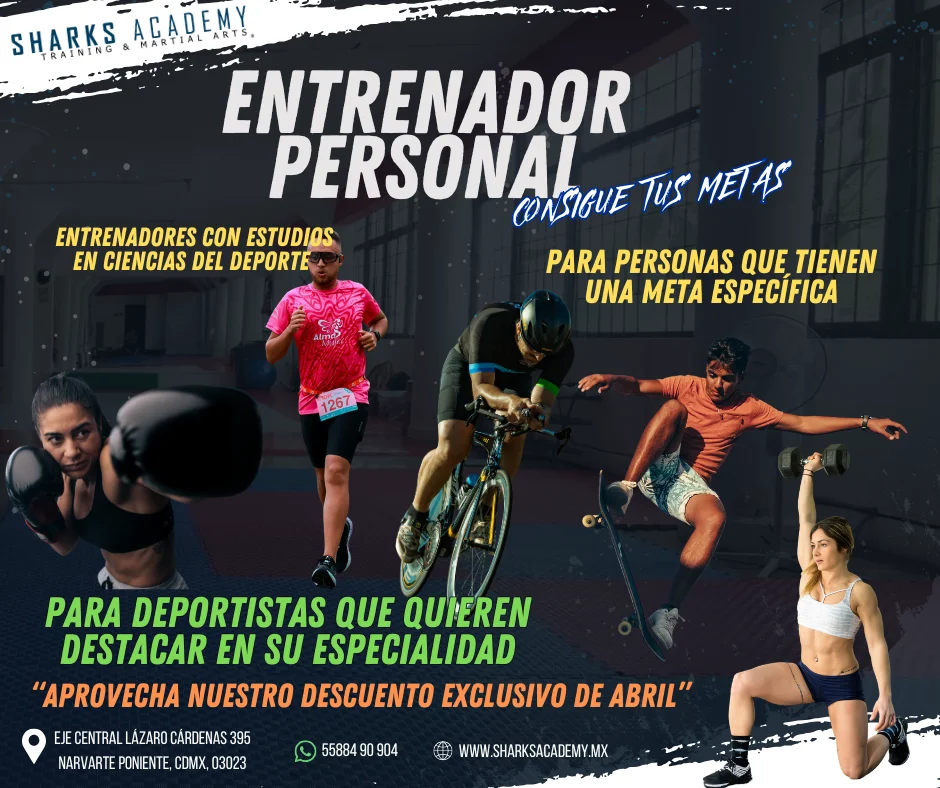 Promoción Entrenamiento Personalizado Sharks Academy
